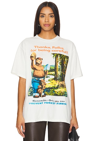 Smokey Thanks Folks Boxy Tee Philcos