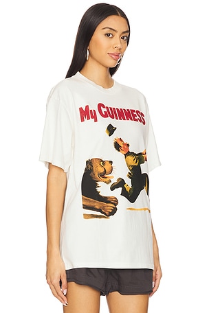 Philcos T-SHIRT BOXY MY GOODNESS MY GUenNESS en Crème