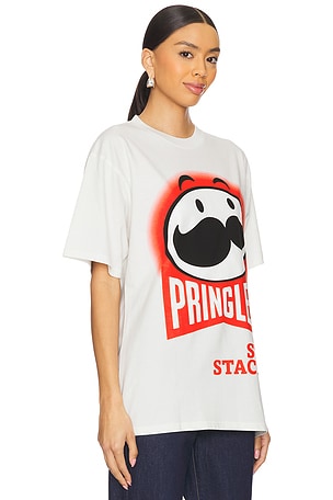 Philcos Pringles Still Stackin' Boxy Tee in Cream