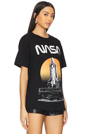 Philcos NASA Shuttle Launch Boxy Tee in Black