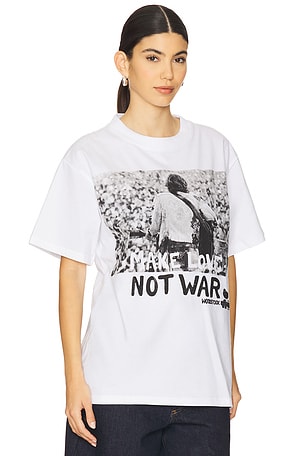 Philcos Woodstock Make Love Not War Tee in White