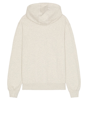 Palmes Society Hoodie Oatmeal Melange in Light Grey