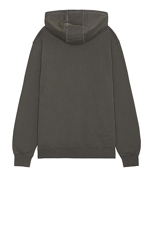 Palmes Mats Hooded Sweatshirt in Charcoal