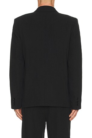 Palmes Double Breasted Blazer in Black