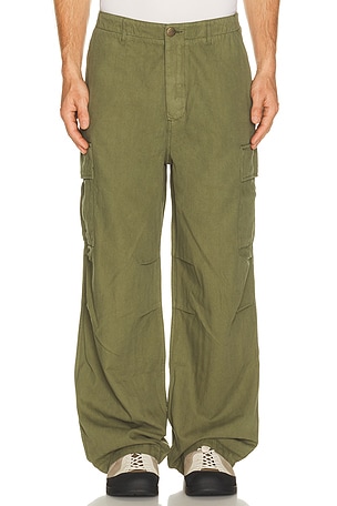 Herringbone Cargo Trousers Palmes