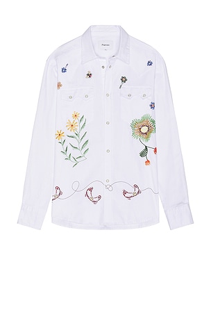 Floral Western Shirt Palmes