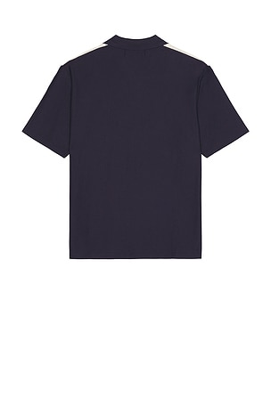 Palmes Textured Zip Polo