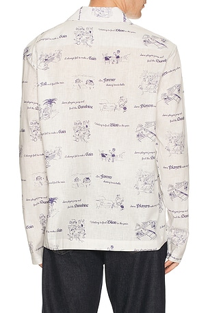 Palmes Sunshine Linen Shirt in White