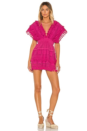 Le Rasis Backless Kaftan Mini Dress Place Nationale