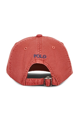 Polo Ralph Lauren Kids Classic Oxford Sport Cap in Coral