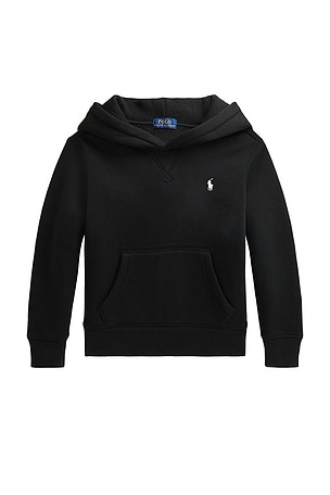 Polo Ralph Lauren Kids Fleece Hoodie in Black