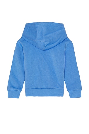 Polo Ralph Lauren Polo Kids Logo Graphic Hoodie in Blue