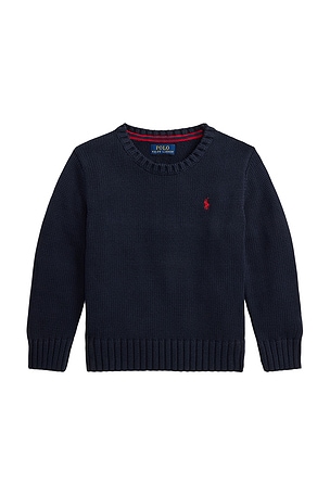 Long Sleeve Combed Crewneck Sweater Polo Ralph Lauren