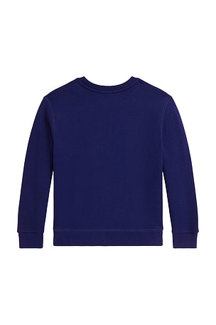 Polo Ralph Lauren Long Sleeve Truck Graphic Crewneck Sweatshirt in Royal