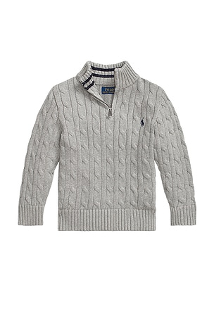 Kids Cable Knit Half-zip Sweater Polo Ralph Lauren