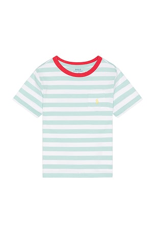 Short Sleeve Jersey Knit Striped T-shirt Polo Ralph Lauren
