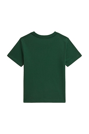 Polo Ralph Lauren Kids Short Sleeve Cotton Jersey Crewneck T-shirt in Green