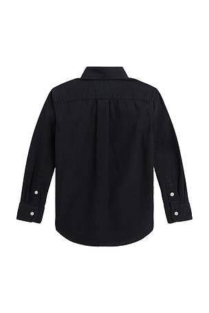 Polo Ralph Lauren Kids Long-sleeve Oxford Sport Shirt in Black