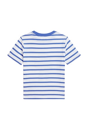 Polo Ralph Lauren Kids Short Sleeve Novelty Bear Graphic Tee in Blue
