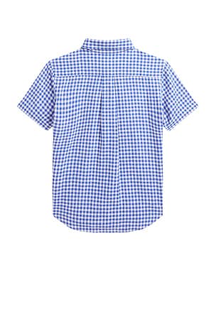 Polo Ralph Lauren Kids Short Sleeve Linen Sport Shirt in Blue