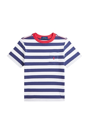 Kids Short-sleeve Variegated Colorblock T-shirt Polo Ralph Lauren