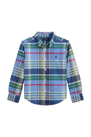 Long Sleeve Brushed Oxford Sport Shirt Polo Ralph Lauren