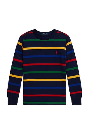 Long Sleeve Colorblocked Stripe T-Shirt Polo Ralph Lauren