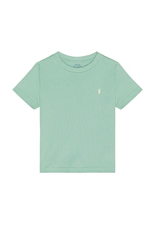 Short Sleeve Cotton Jersey Crewneck T-shirt Polo Ralph Lauren