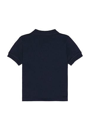 Polo Ralph Lauren Short Sleeve Cotton Interlock Knit Polo in Navy
