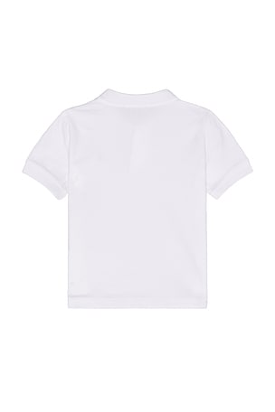 Polo Ralph Lauren Short Sleeve Cotton Interlock Knit Polo in White