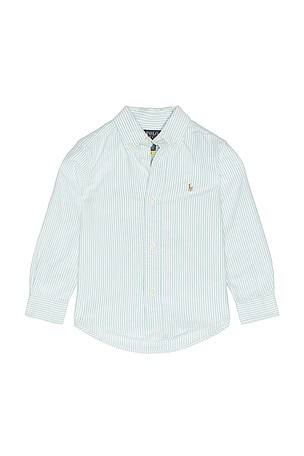Polo Ralph Lauren Long Sleeve Classic Oxford Sport Shirt in Green