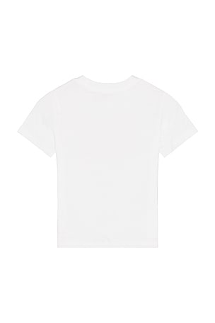 Polo Ralph Lauren Kids Short Sleeve Cotton Knit Flag T-shirt in White