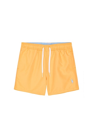 Polo Ralph Lauren Polyester Traveler Swim Trunk in Orange. Size 6. Also