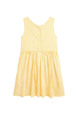 Polo Ralph Lauren Kids Gingham Dress in Yellow