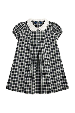 Short Sleeve Tartan Dress Polo Ralph Lauren