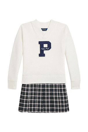 Long Sleeve Lightweight Fleece P Graphic Dress Polo Ralph Lauren