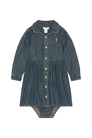 ПЛАТЬЕ С ЗАСТЁЖКОЙ НА ПУГОВИЦЫ И С ПОЯСОМ DENIM Polo Ralph Lauren