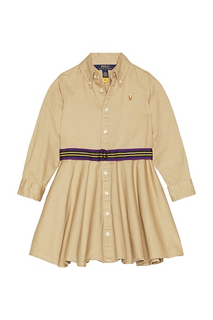 ПЛАТЬЕ С ЗАСТЁЖКОЙ НА ПУГОВИЦЫ И С ПОЯСОМ BELTED CHINO Polo Ralph Lauren