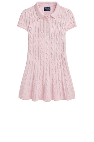 Kids Cable Knit Polo Dress Polo Ralph Lauren