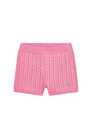 Kids Cotton Mini Cable Knit Short Polo Ralph Lauren