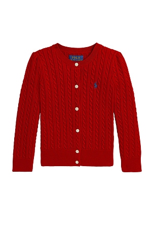 Kids Cable Knit Cardigan Polo Ralph Lauren