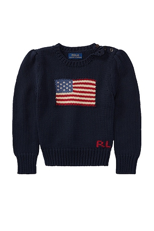 FLAG 크루넥 스웨터 Polo Ralph Lauren