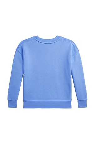 Polo Ralph Lauren Kids Novelty Bear Graphic Crewneck Sweatshirt in Blue