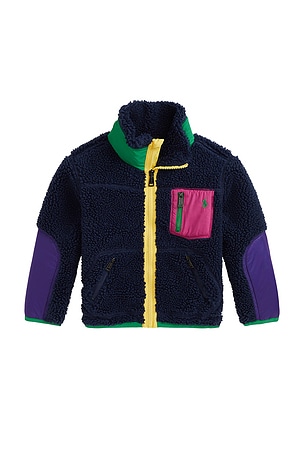 Kids Fleece Zip Up Polo Ralph Lauren