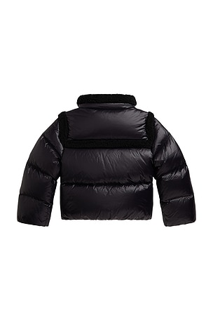 Polo Ralph Lauren Carly Cropped Jacket With Removable Hood in Black