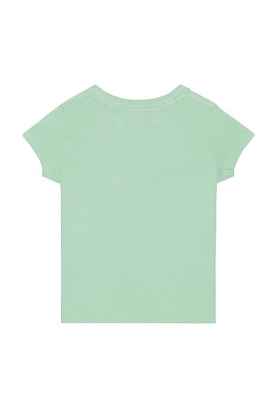 Polo Ralph Lauren Short Sleeve Jersey Knit Berry Garden Dog Graphic T-shirt in Green