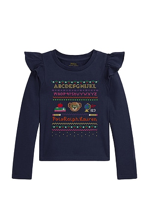 Kids Bear Graphic Top Polo Ralph Lauren