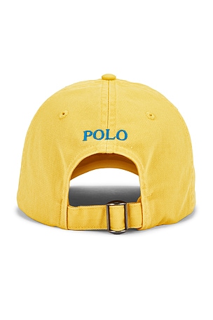 Polo Ralph Lauren Twill Classic Sport Cap Hat in Yellow