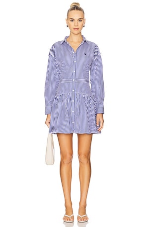 Striped Cotton Paneled Shirtdress Polo Ralph Lauren