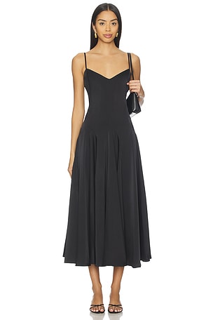 Paneled Satin Dress Polo Ralph Lauren